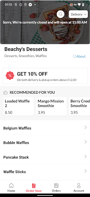 Beachy's Desserts Screenshot 3