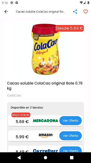 Supersupers: Histórico precios Screenshot 0