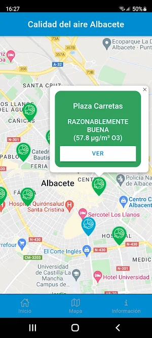 Calidad Aire Albacete Screenshot 2