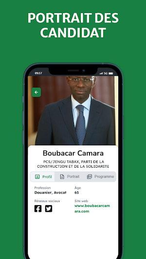 Sénégal Vote Screenshot 3