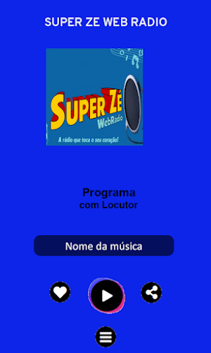 SUPER ZÉ WEB RADIO Screenshot 1