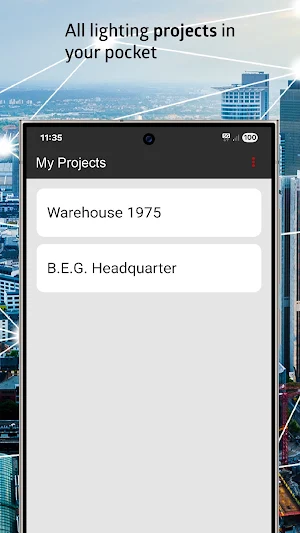 LUXOMESH Commissioning Screenshot 1
