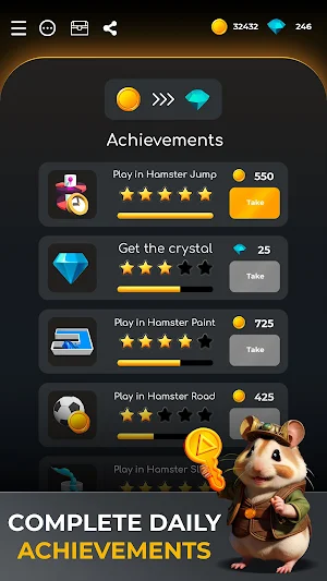 Hamster Keys - Mini Games Screenshot 3