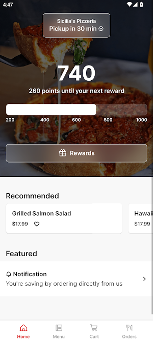 Sicilia's Pizzeria Screenshot 0