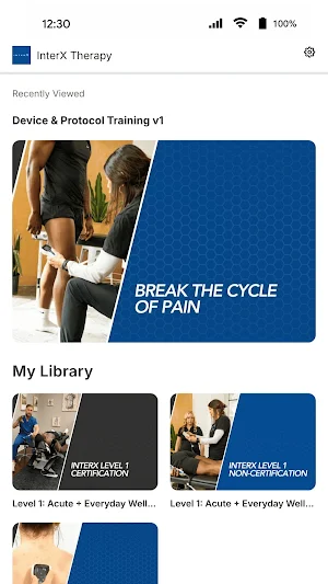 InterX Therapy Screenshot 1