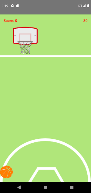 Basketball Click Screenshot 1