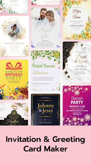 AI Invitation Maker & Designer Screenshot 0