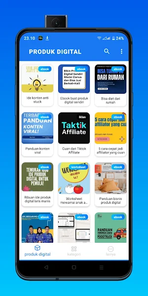 Produk Digital : Usaha Pelajar Screenshot 0