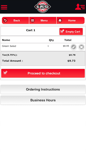 San Ramon's Big Apple Pizza Screenshot 2