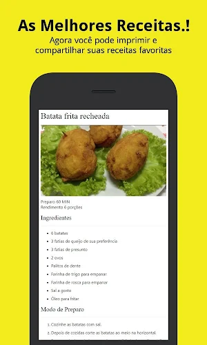 Receitas de Batatas Frita Screenshot 2