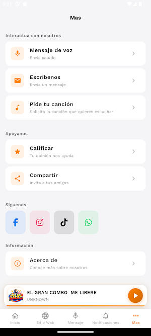 Unción Fresca Radio Screenshot 2