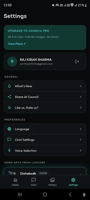AI Council Screenshot 3