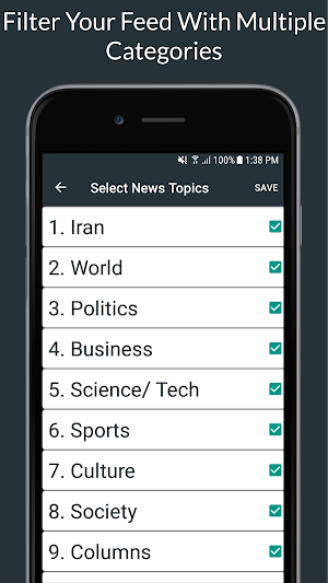 Iran News English - Iran News Channel Screenshot 2