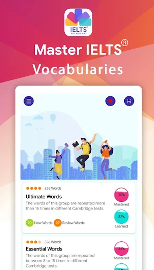 IELTS® Vocabulary Flashcards - Learn English Words Screenshot 1