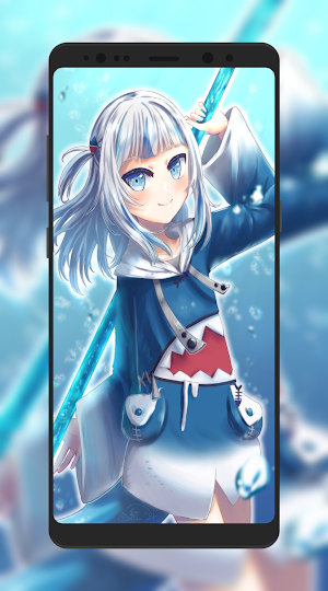 Gawr Gura Wallpaper Hd Screenshot 3