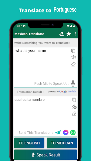Mexican English Translator - Pro Screenshot 1
