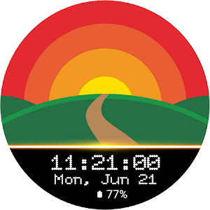 Watch Face Village Wear Os Screenshot 2