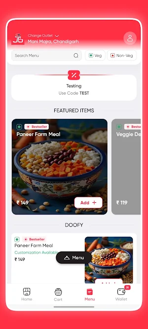 JustBark - Fresh Meal For Pets Screenshot 1