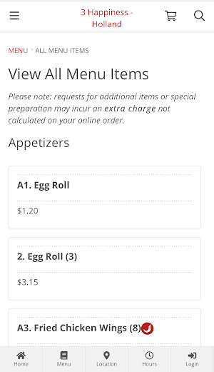 3 Happiness - Holland Ordering Screenshot 1