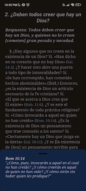 Catecismo Bautista Screenshot 1