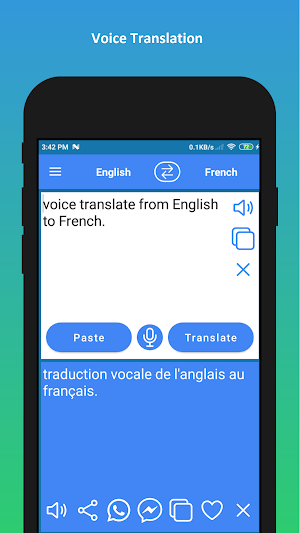 English to French Translation App Screenshot 3