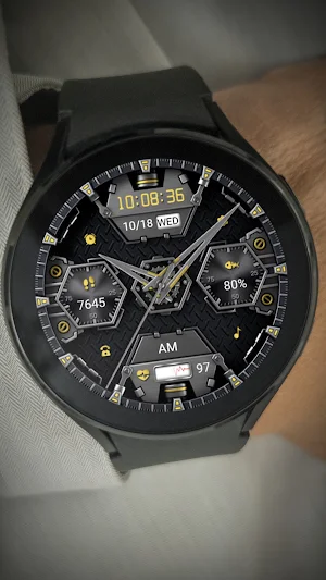 ZKin WatchFace Reinstall mecha Screenshot 3