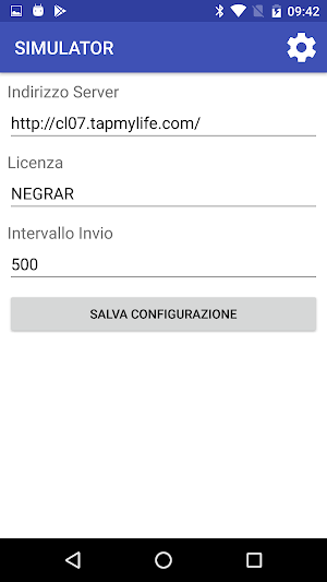 SIMULATORE BEACON Screenshot 1