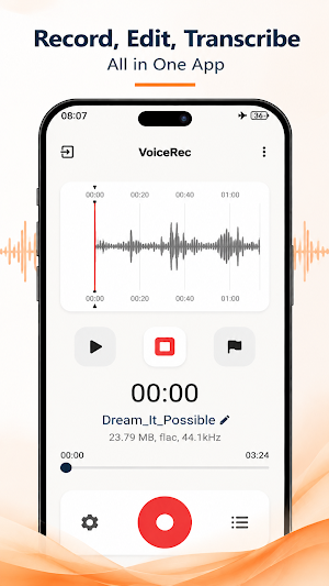 Recorder: Cut & Transcribe Screenshot 0