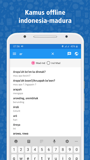 Kamus Madura Screenshot 1