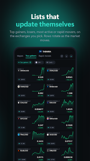 TabMira: Crypto Trade Terminal Screenshot 1