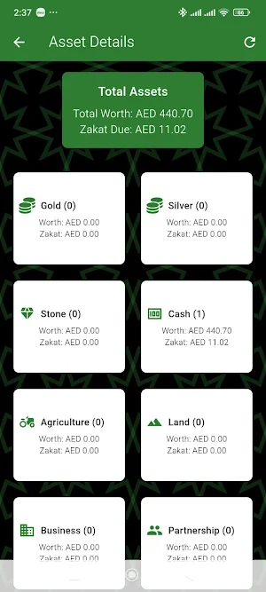 Zakat Manager Screenshot 1