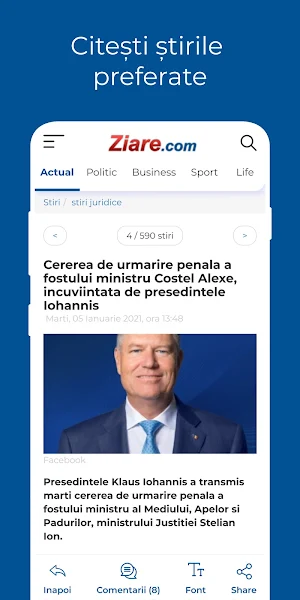 Ziare.com Screenshot 2