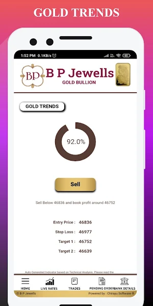 BP Bullion Screenshot 2