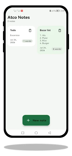 Atco Notes Screenshot 0