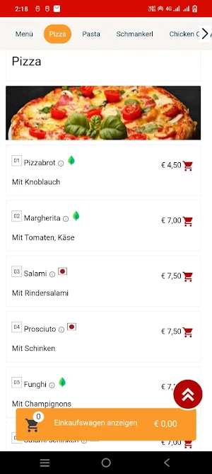 Pizzano Pizza Service Screenshot 3