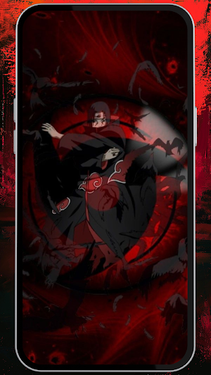 Akatsuki Ninja HD Wallpaper Screenshot 1