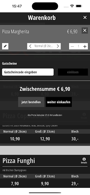 Alfa Pizza Screenshot 2
