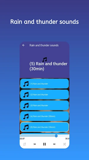 Rain Sounds: Rain Sleep Sounds Screenshot 3