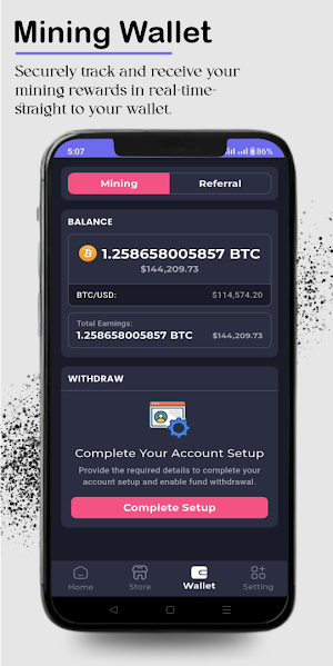 BTC Cloud Mining(Crypto Miner) Screenshot 3