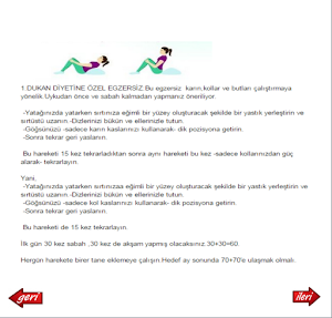Dukan Diyeti Egzersizleri Screenshot 0