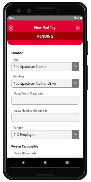 Irvine Company Safety Management Screenshot 1