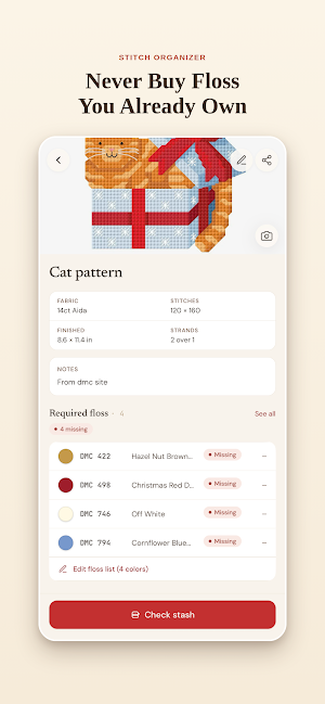 Stitch Organizer Screenshot 1