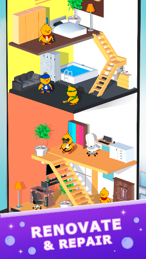 Duck Cleaning Merge: Idle Inc. Screenshot 3