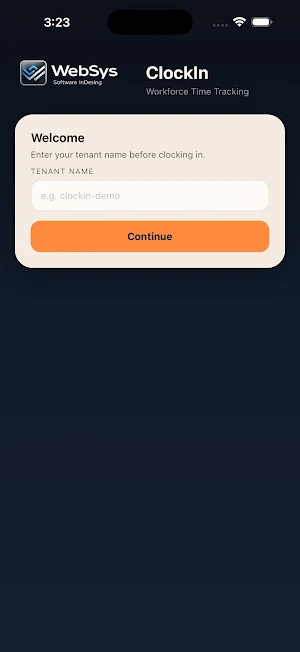 ClockIn Employee Screenshot 0