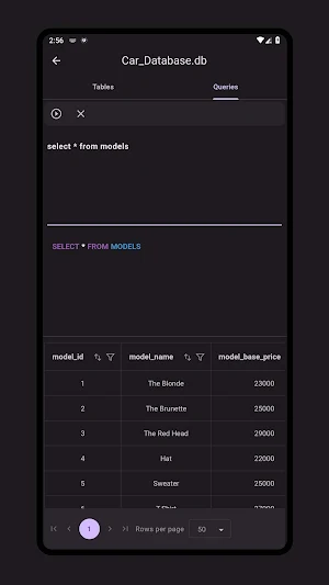 SQLite Viewer Screenshot 2