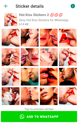 Sexy Kiss Sticker for WhatsApp Screenshot 1