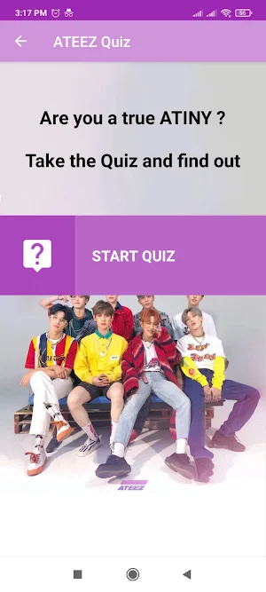 ATEEZ Quiz Screenshot 3