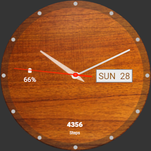 Wooden Watch Face Screenshot 1
