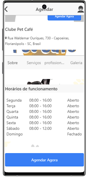 Clube pet café Screenshot 1