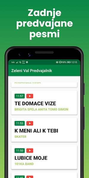 Zeleni Val Predvajalnik | Radio Screenshot 2